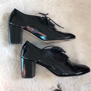 American apparel patent leather oxford heels
